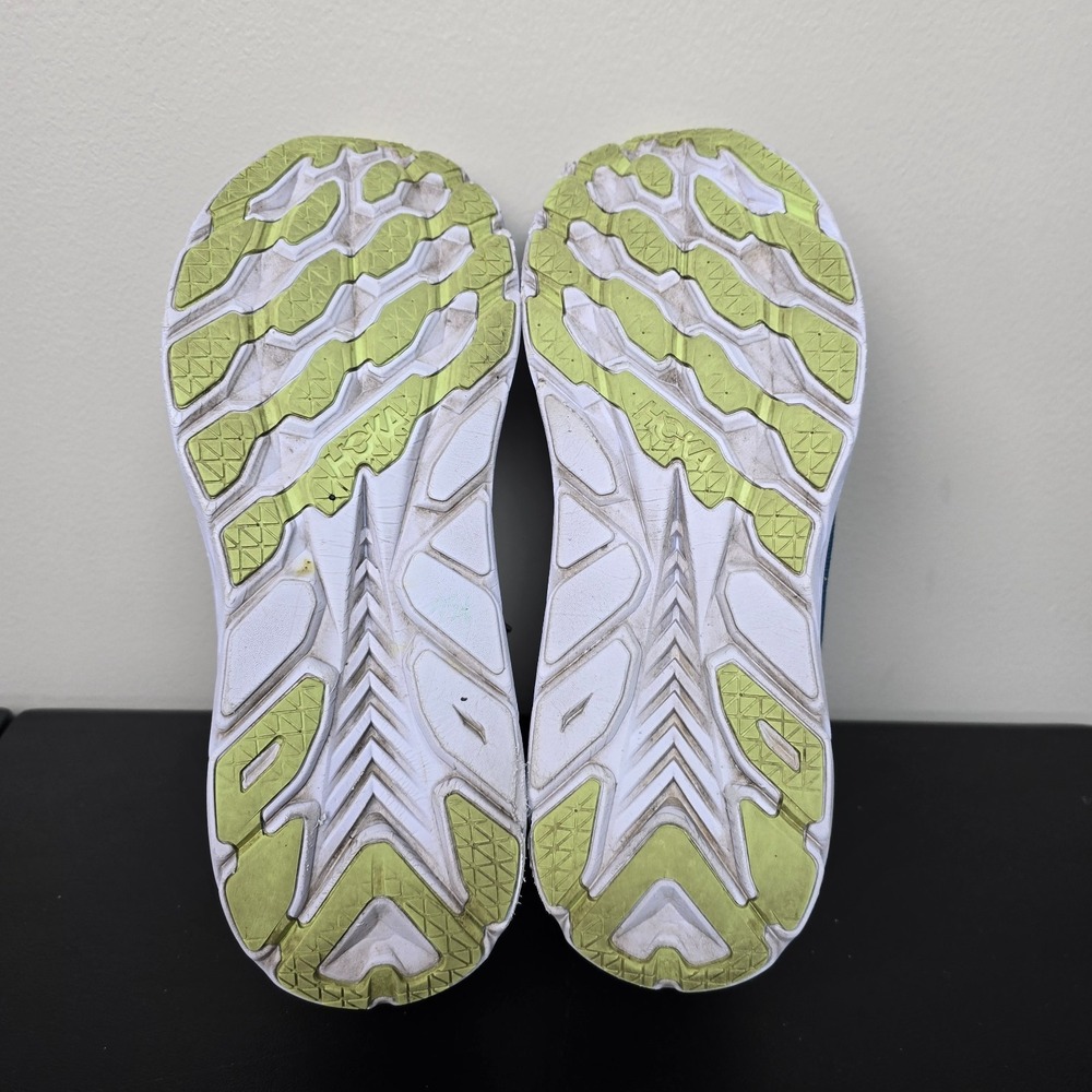 Hoka Shoes Mens 11.5D Blue Coral Butterfly Slifton 8 Performance Running BCBT - Picture 9 of 12